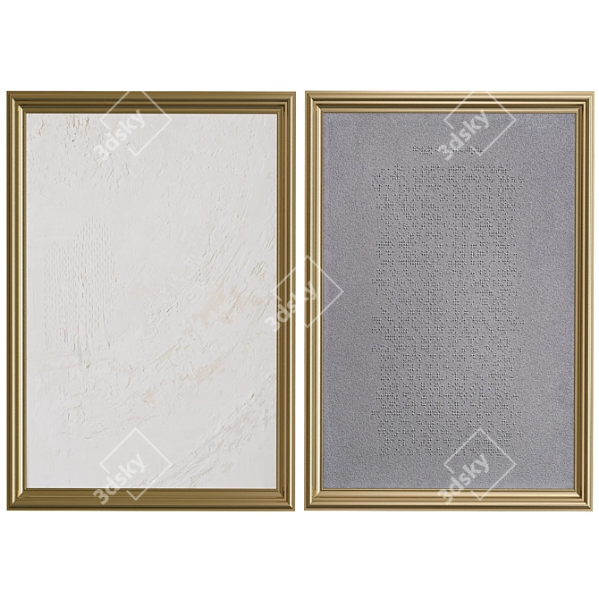 Elegant Wall Art Décor 3D model image 1