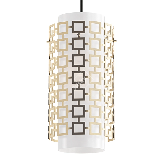 Parker Pendant Light: Sleek Elegance 3D model image 1