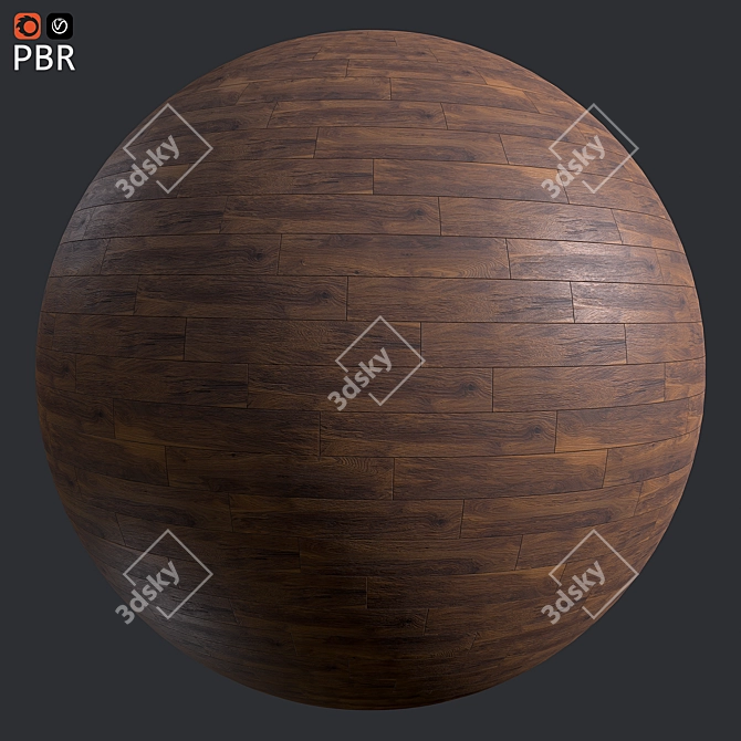 Seamless 4k Wood Texture 3D model image 1