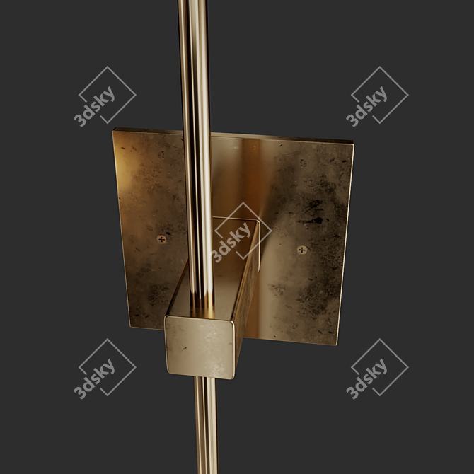 Elegant Tour Lighting Sconce 3D model image 3