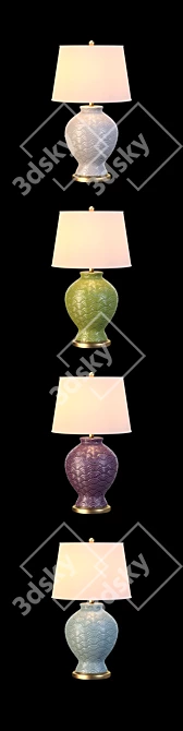 Modern Demi Table Lamp 3D model image 2