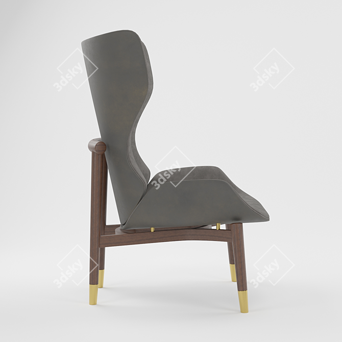 Luxury Jorgen Armchair: Exquisite Design for Ultimate Comfort 3D model image 5
