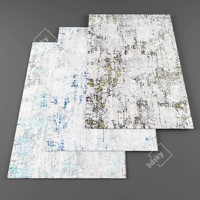 High-Resolution Rug Collection 3D model image 1