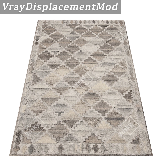 High-Quality Carpets Set 3D model image 3