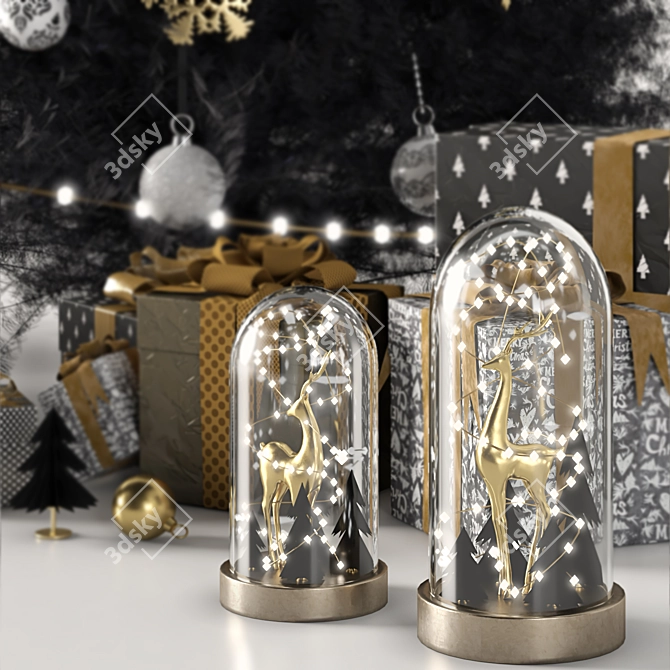 Vray-Ready Christmas Tree 03 3D model image 2