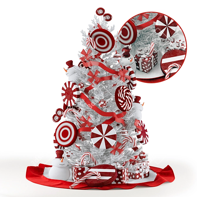 Sweet Treats Christmas Tree 3D model image 1