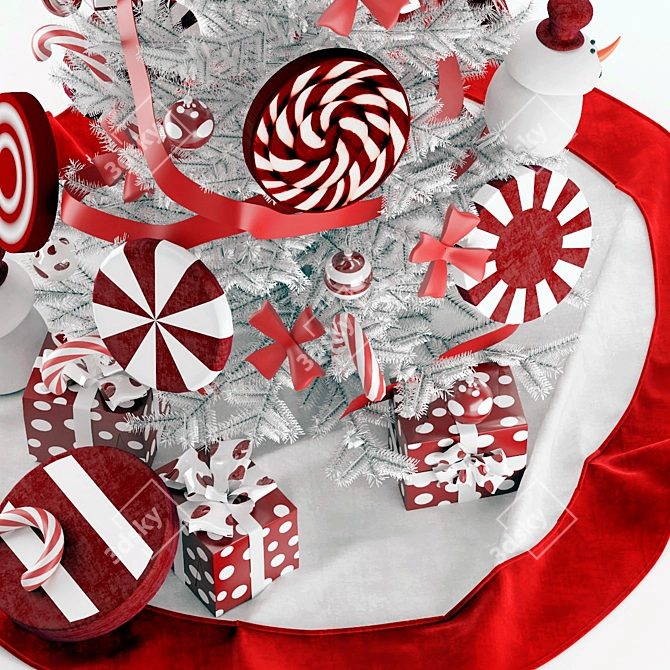 Sweet Treats Christmas Tree 3D model image 2