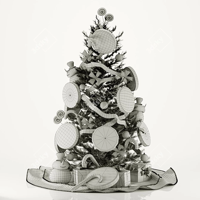 Sweet Treats Christmas Tree 3D model image 3