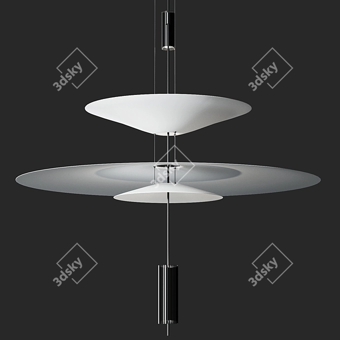 Contemporary Pendant Lights: Elegant and Stylish 3D model image 1