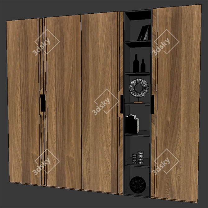 Modern Shelf Design 3D Models 3D model image 3