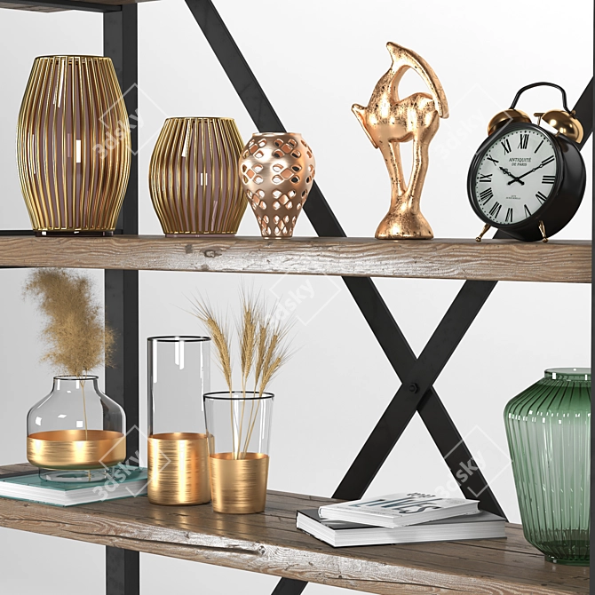 Elegant Decor Shelve 3D model image 11