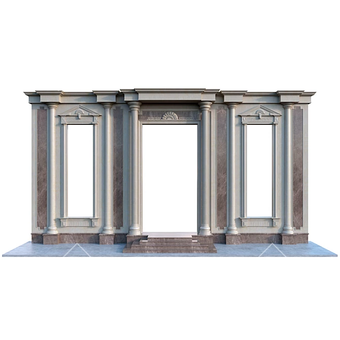 Classic Facade Decor 3D model image 1