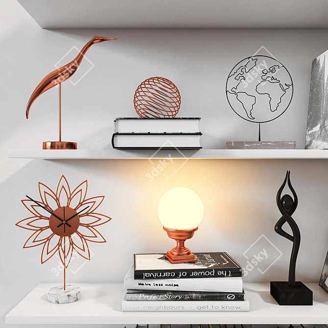 Versatile Storage Solution: 10-Shelf Unit 3D model image 2