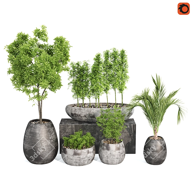 Greenery Delight: Outdoor Plant 3D model image 1