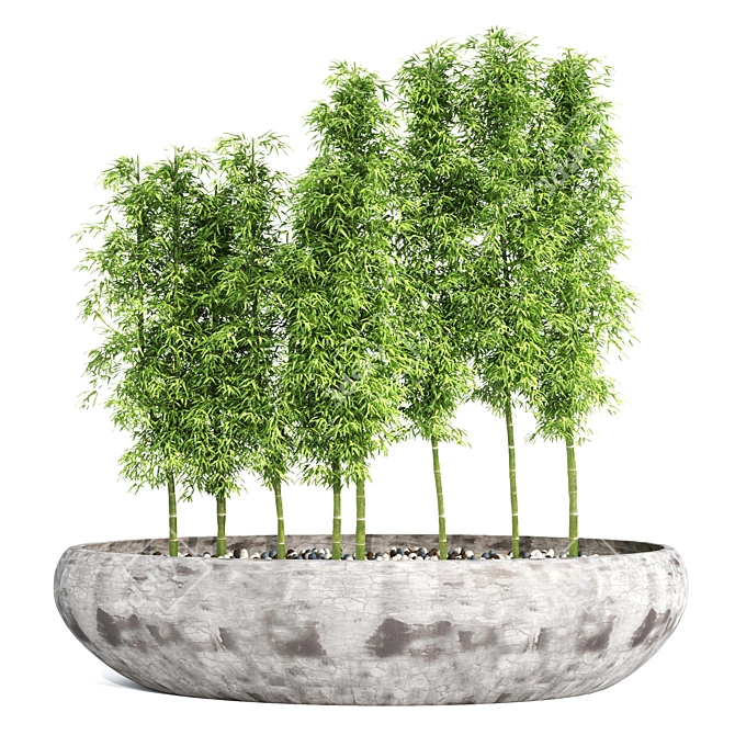 Greenery Delight: Outdoor Plant 3D model image 3