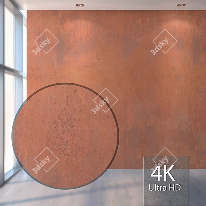 Seamless Metal Texture Pack 3D model image 1