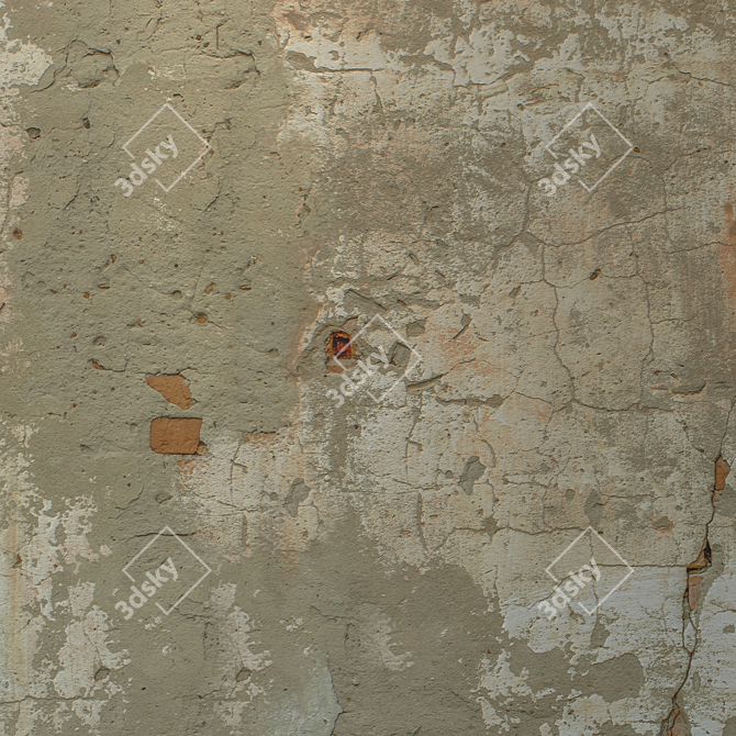 Seamless Texture Plaster 3D model image 4