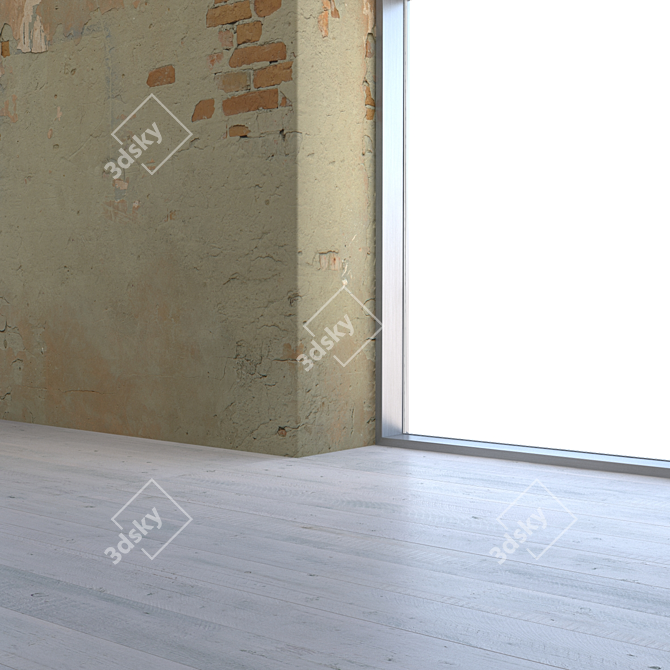 Seamless Plaster Texture 3D model image 3