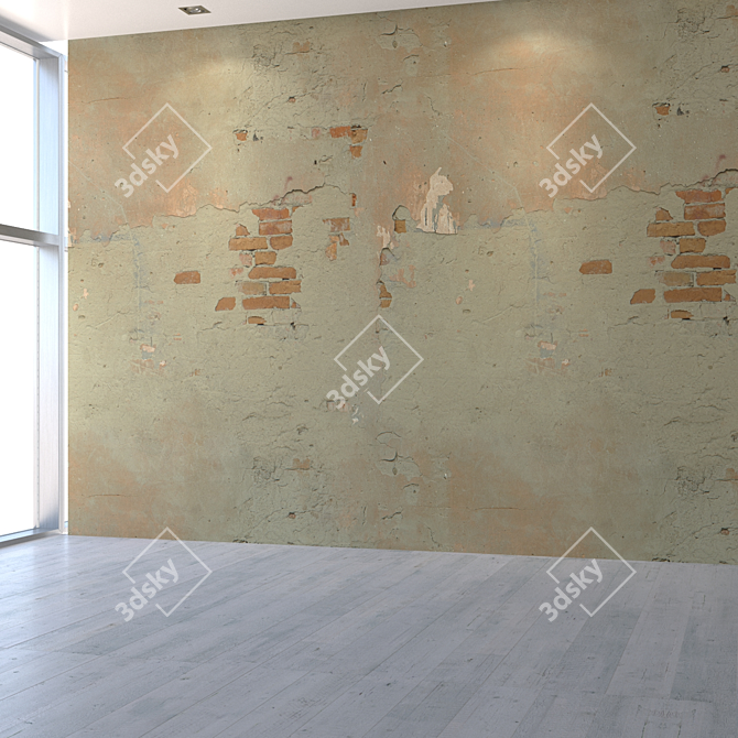 Seamless Plaster Texture 3D model image 5