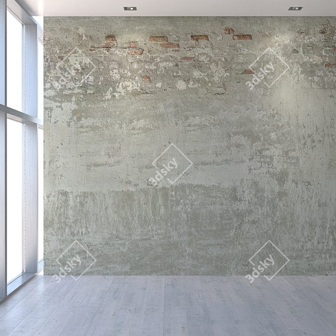 Seamless Plaster Texture 3D model image 5