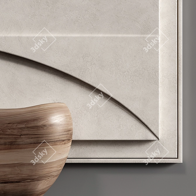 White Giant - Large Wall Art Set 3D model image 3