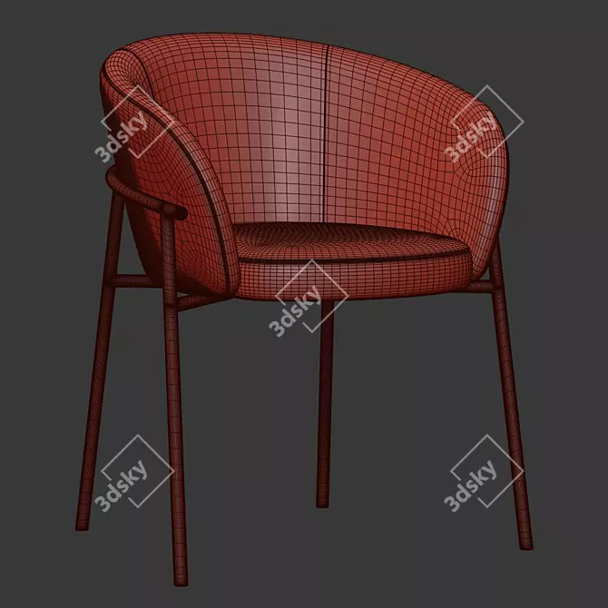 ErgoFlex Rimo Chair 3D model image 4