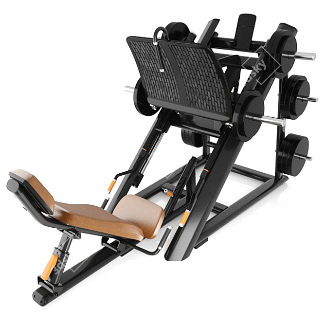 Prem Leg Gym Equip 3D model image 1