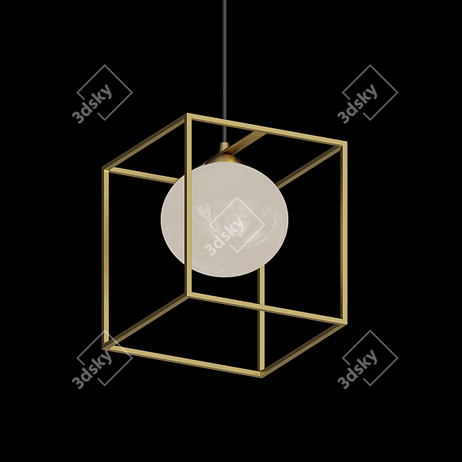 Modern Pendant Lamp Trinity 3D model image 1
