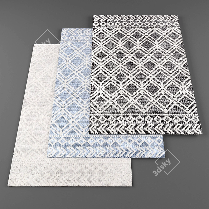 High Resolution Rug Set 3D model image 1