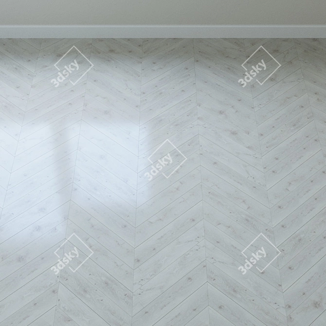 Titan Prestige Chantilly Oak - Hewn Parquet 3D model image 4