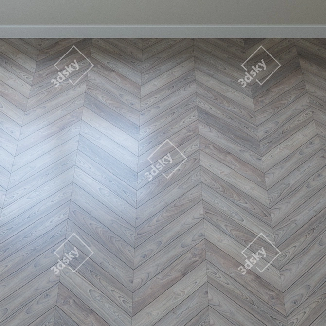 Premium Asian Sterling Oak Parquet 3D model image 2