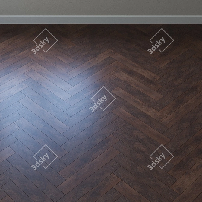 Titan Prestige Hard Oak Parquet 3D model image 4