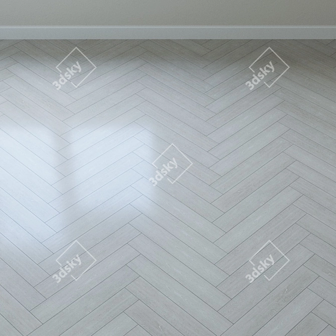 Atlas Oak Parquet: Classic Elegance 3D model image 3