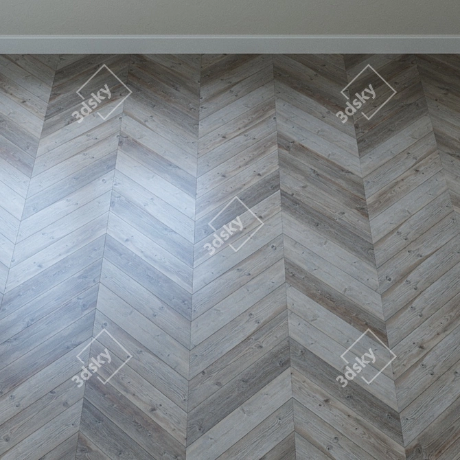 Mountain Retreat Pine Parquet 3D model image 4