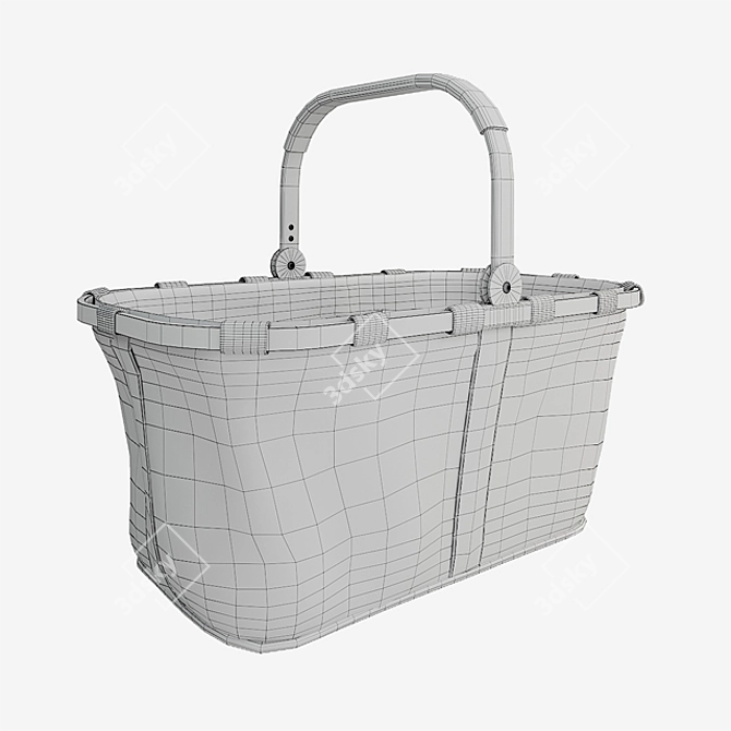 Reisenthel Carrybag: Stylish and Sturdy Shopping Basket 3D model image 5