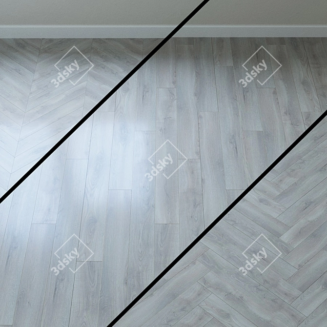 Variostep Classic Oak Parquet 3D model image 1