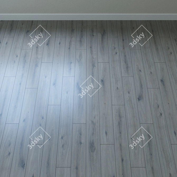 Title: Elementary Oak Parquet 3D model image 2