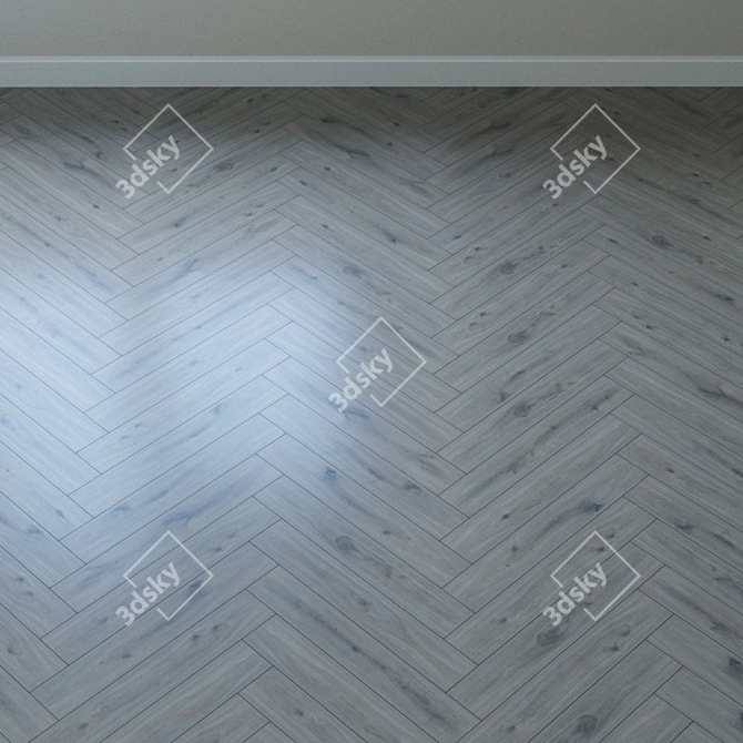 Title: Elementary Oak Parquet 3D model image 3