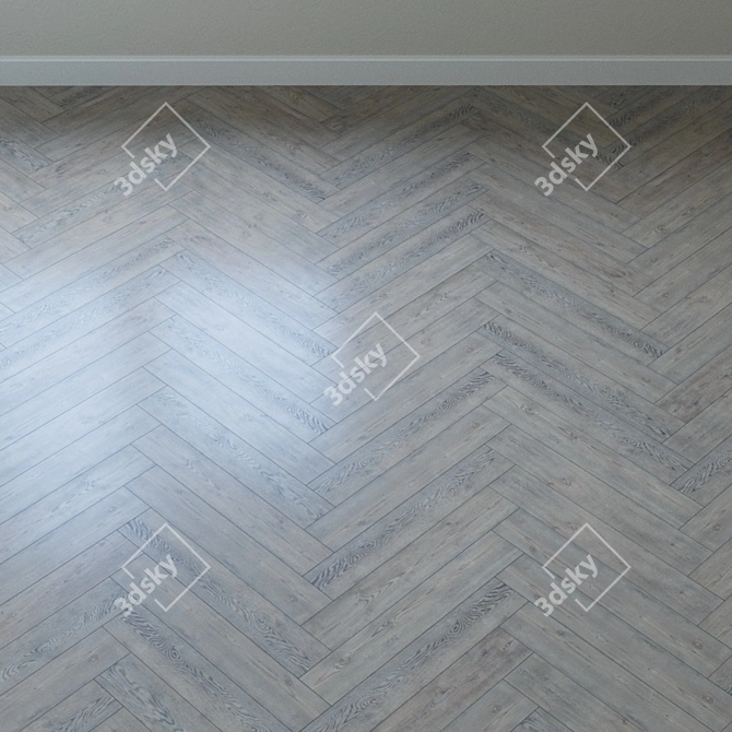 Wide Body San Dimas Pine Parquet 3D model image 3