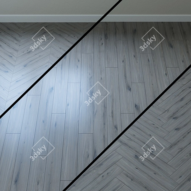 Elementary Oak Wide Body Parquet 3D model image 1