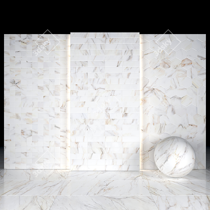 Joy Marble 01: High-Quality Marble Textures & Tiles 3D model image 3