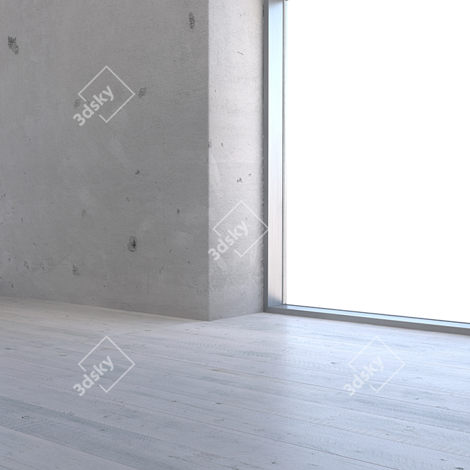 Seamless Plaster Texture Kit 3D model image 3