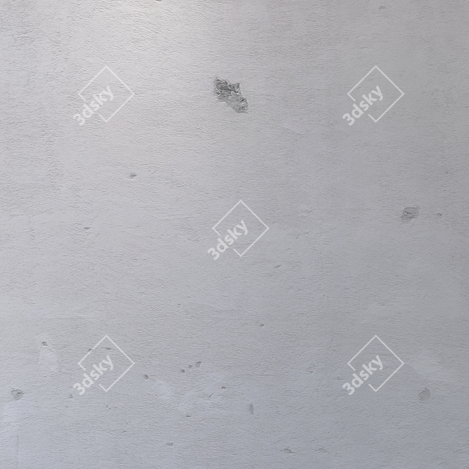 Seamless Plaster Texture Kit 3D model image 4