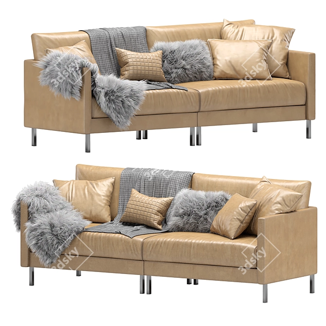 Luxury Sofa Set: Corona Render V5 3D model image 1