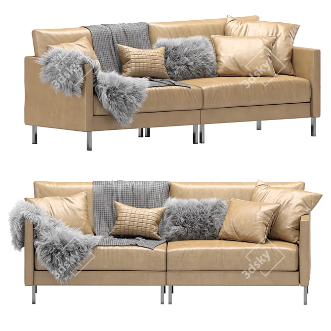 Luxury Sofa Set: Corona Render V5 3D model image 2