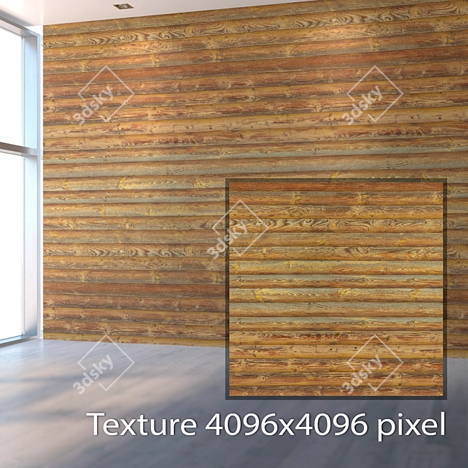 Seamless Wood Texture Pack 3D model image 2