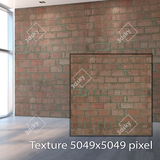 Seamless Brick Texture Pack 3D model image 2