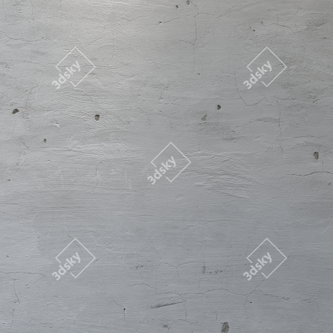 Seamless Plaster Texture Kit 3D model image 4