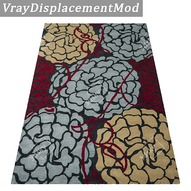 Title: Luxury Carpet Set: Textured Elegance 3D model image 3