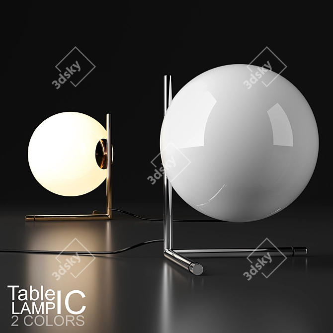 Modern LED Table Lamp 3D model image 1